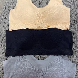 3-pack seamless bras
